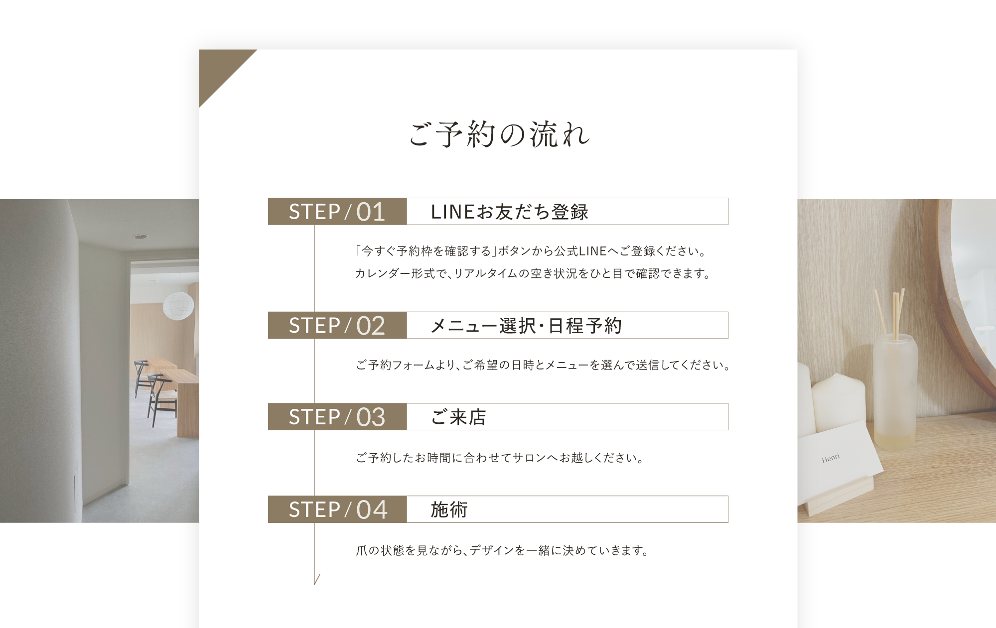 ご予約の流れ